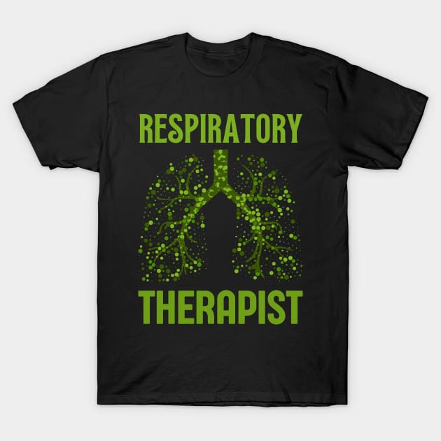 Respiratory Therapist Green Lung T-Shirt by KIVARTON